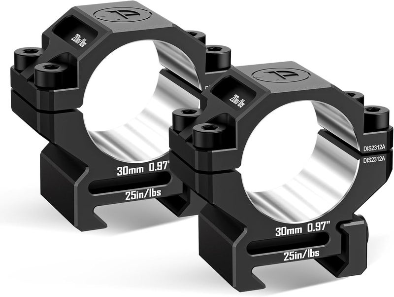 DISCOVERYOPT Store Precision Scope Rings, Precision Pre-lapped Riflescope Mounts for Picatinny Rails - Image 1